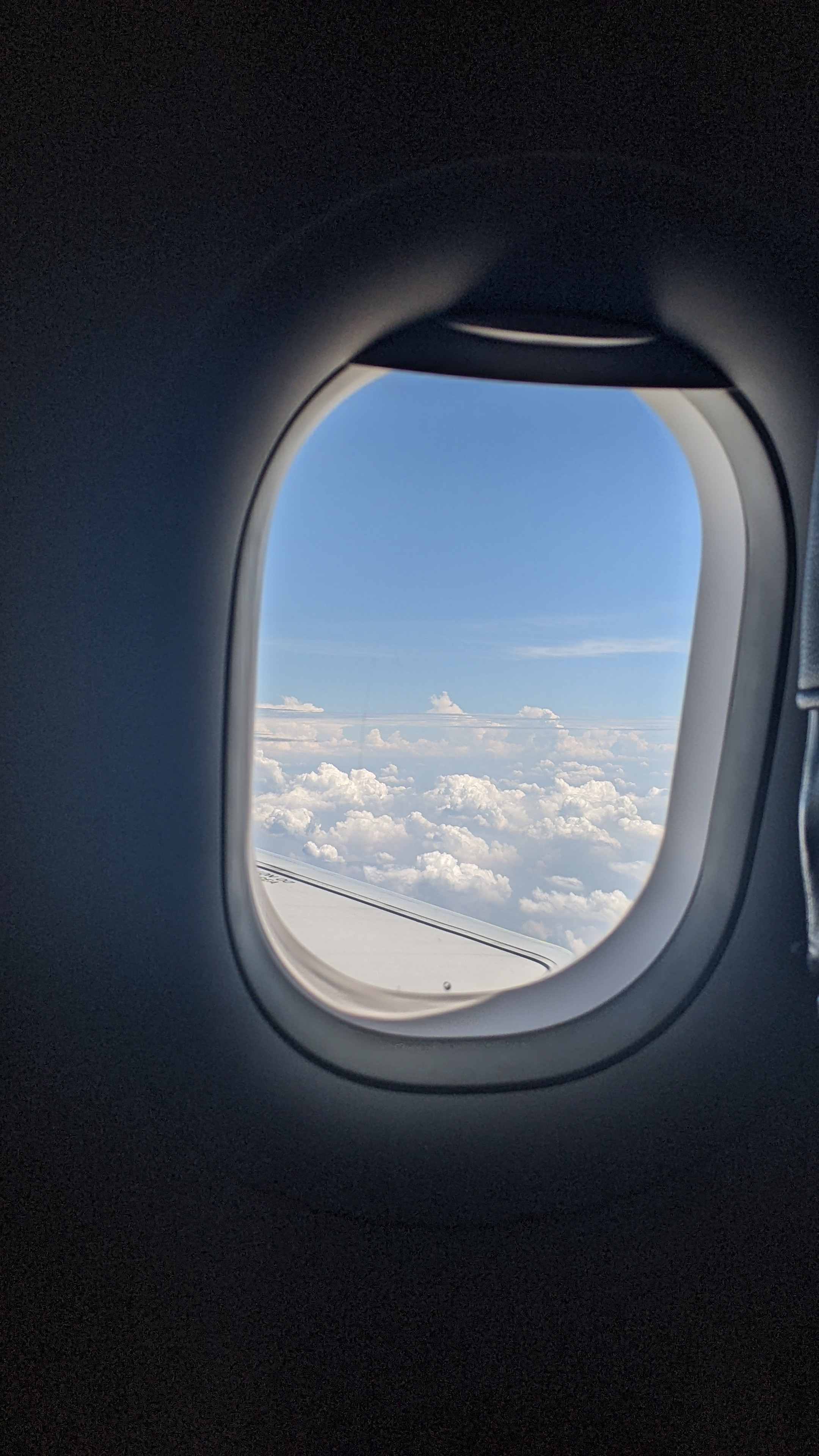 a clouds view from an airplane